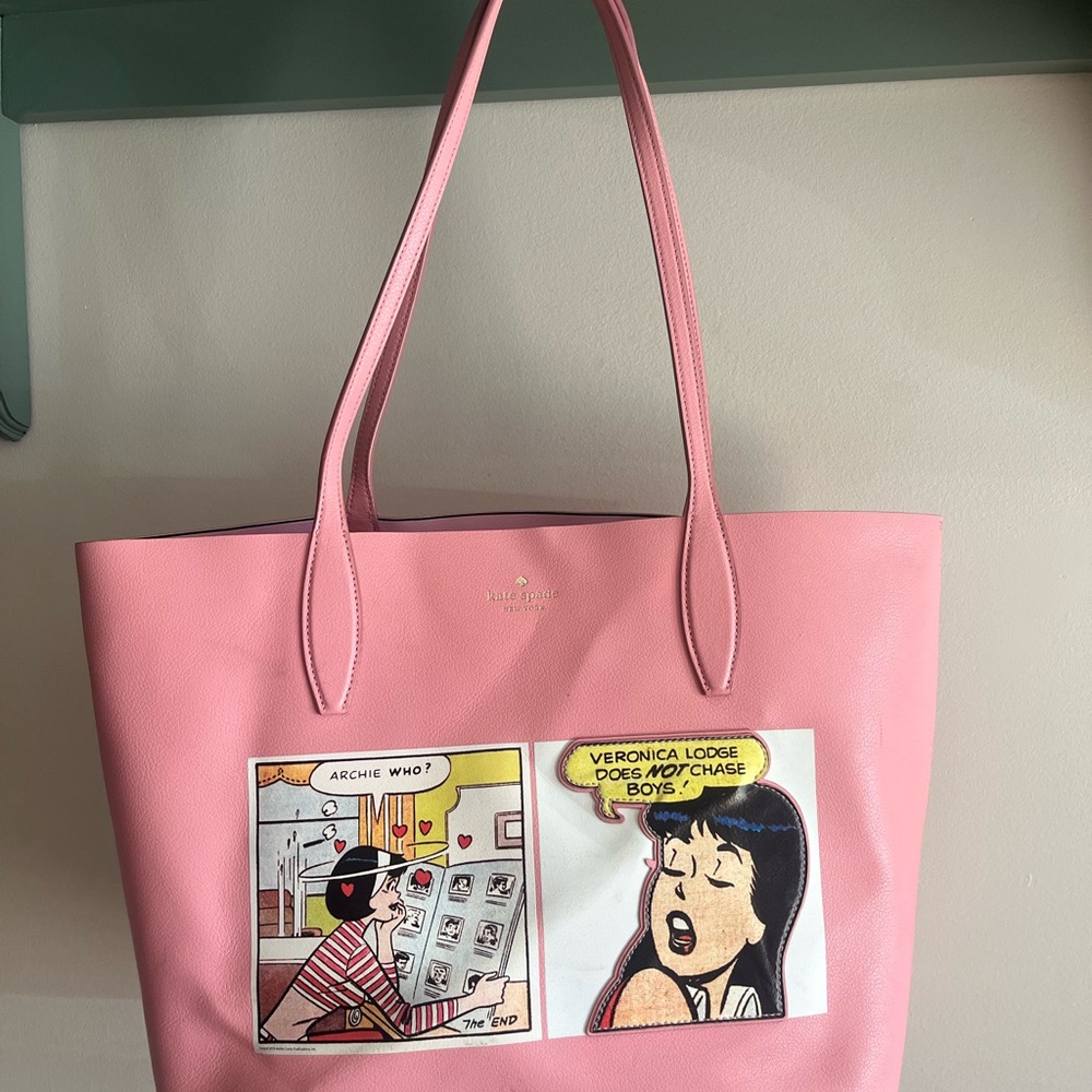 Kate Spade x Archie Comic Reversible Pink Tote
